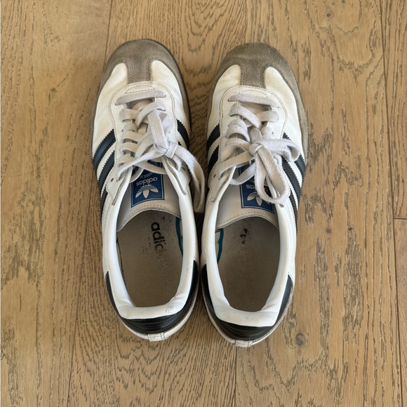 Adidas Samba White Leather Sneakers - Picture 3 of 5